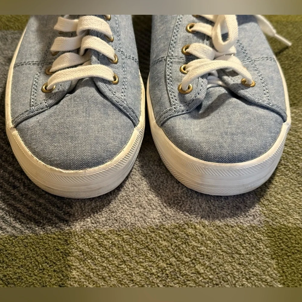 Women’s Keds Sneakers Chambray Light Blue: Size 8.5M - Picture 6 of 9